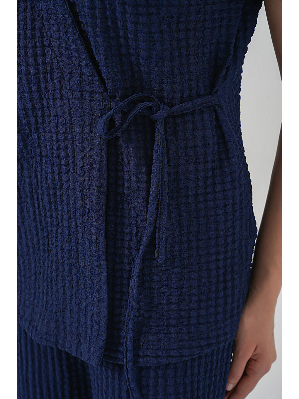 Kadın Örme İkili Takım 30064 - Lacivert-4