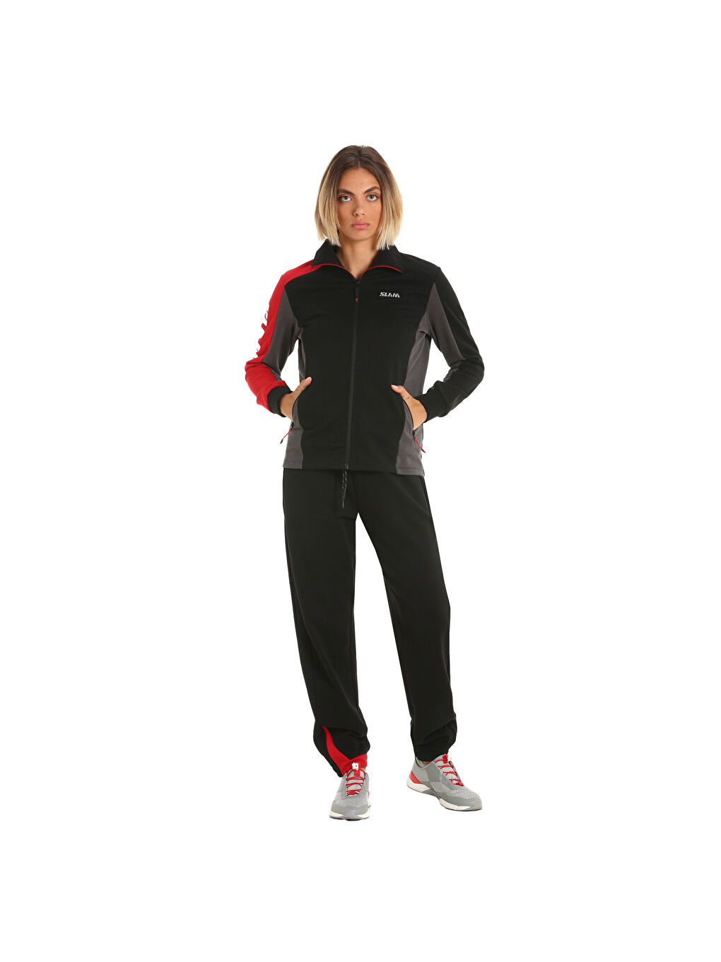 Deck Ws Fz Sweater Kadın Siyah Sweatshirt-4