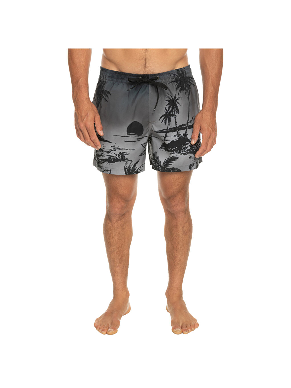 Erkek Volley Short Paradise 15 M Jamv Siyah-1