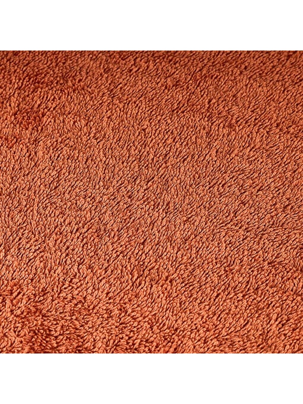 Kahverengi Soft Linen Yüz Havlusu - Kiremit - 50x90 cm-2