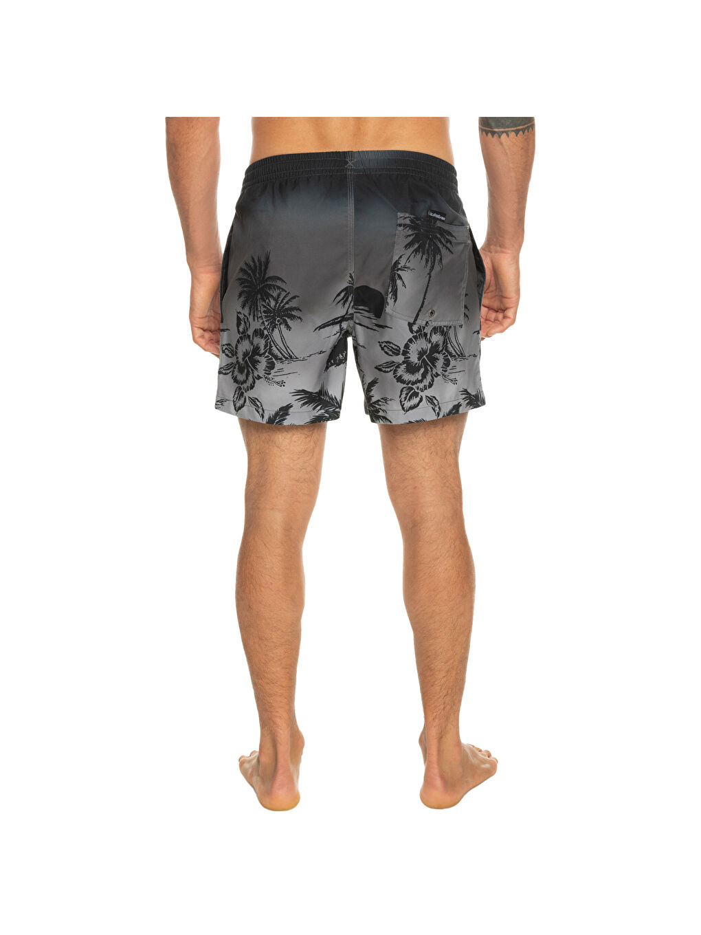 Erkek Volley Short Paradise 15 M Jamv Siyah-4