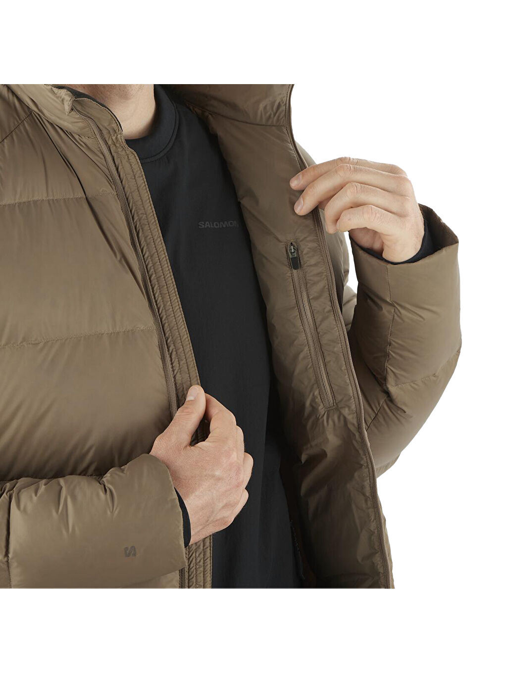 Karışık Outline Down Erkek Outdoor Ceketi-2