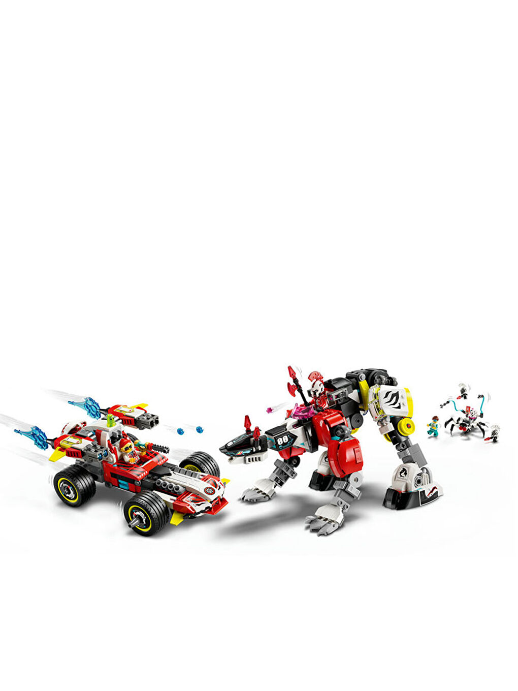 DREAMZzz Cooper ın Kaplan Robotu ve Zero nun Hot Rod Arabası 71497-1