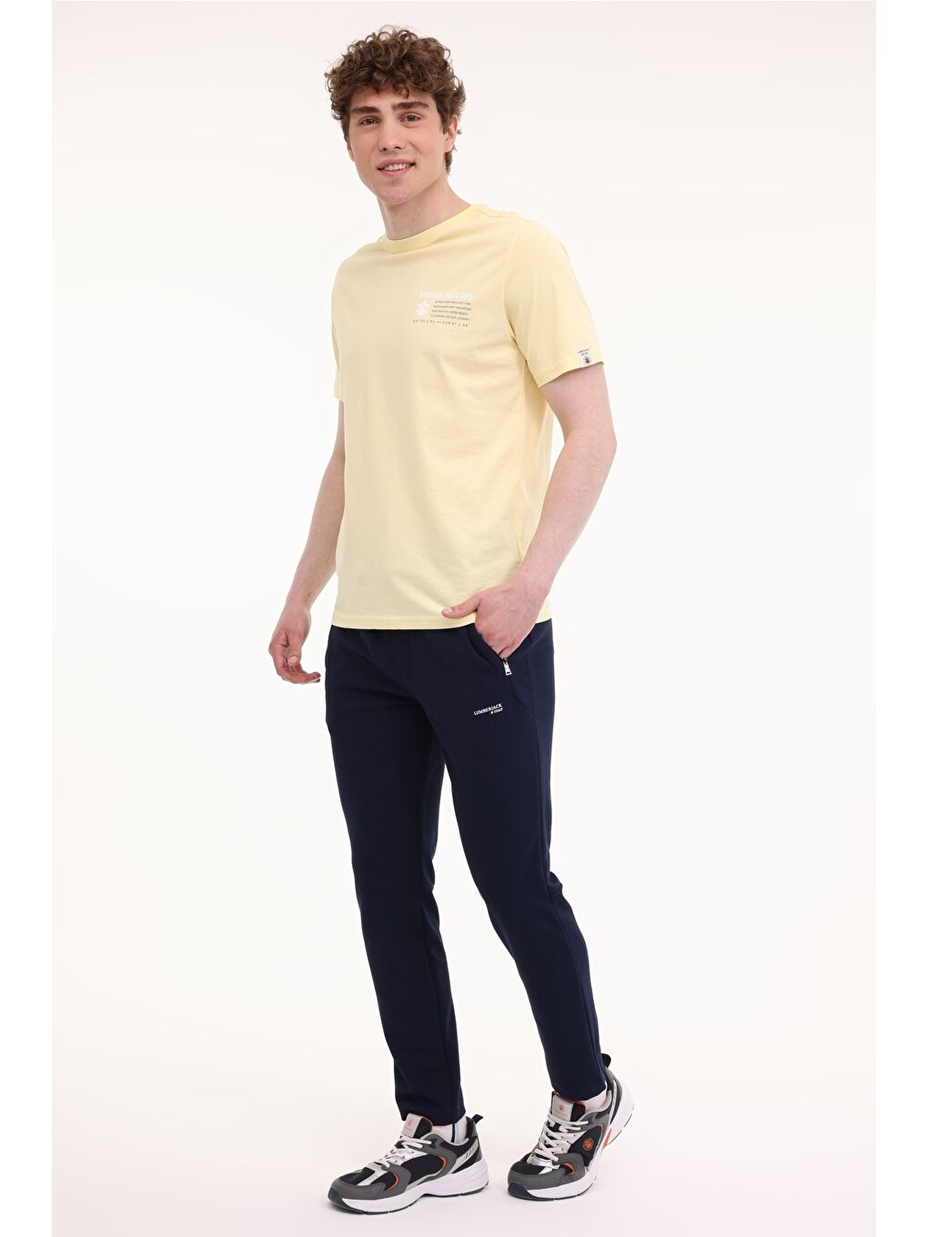 Siyah ML MARKE 22ITL40 5FX Lacivert Erkek Eşofman Altı-2