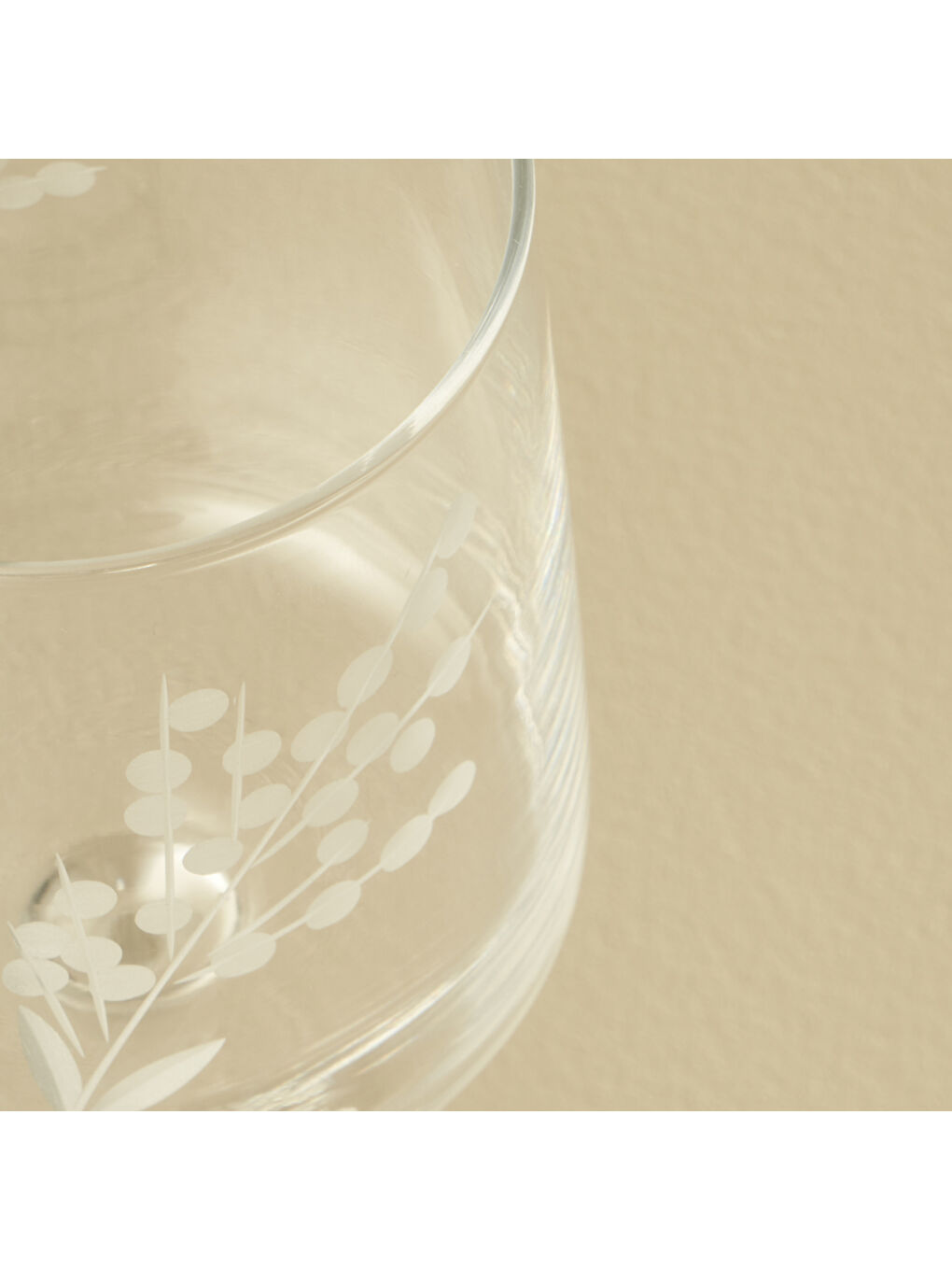 Bej Exclusive Selection 6'lı Kadeh Seti Naturel (320 cc)-1