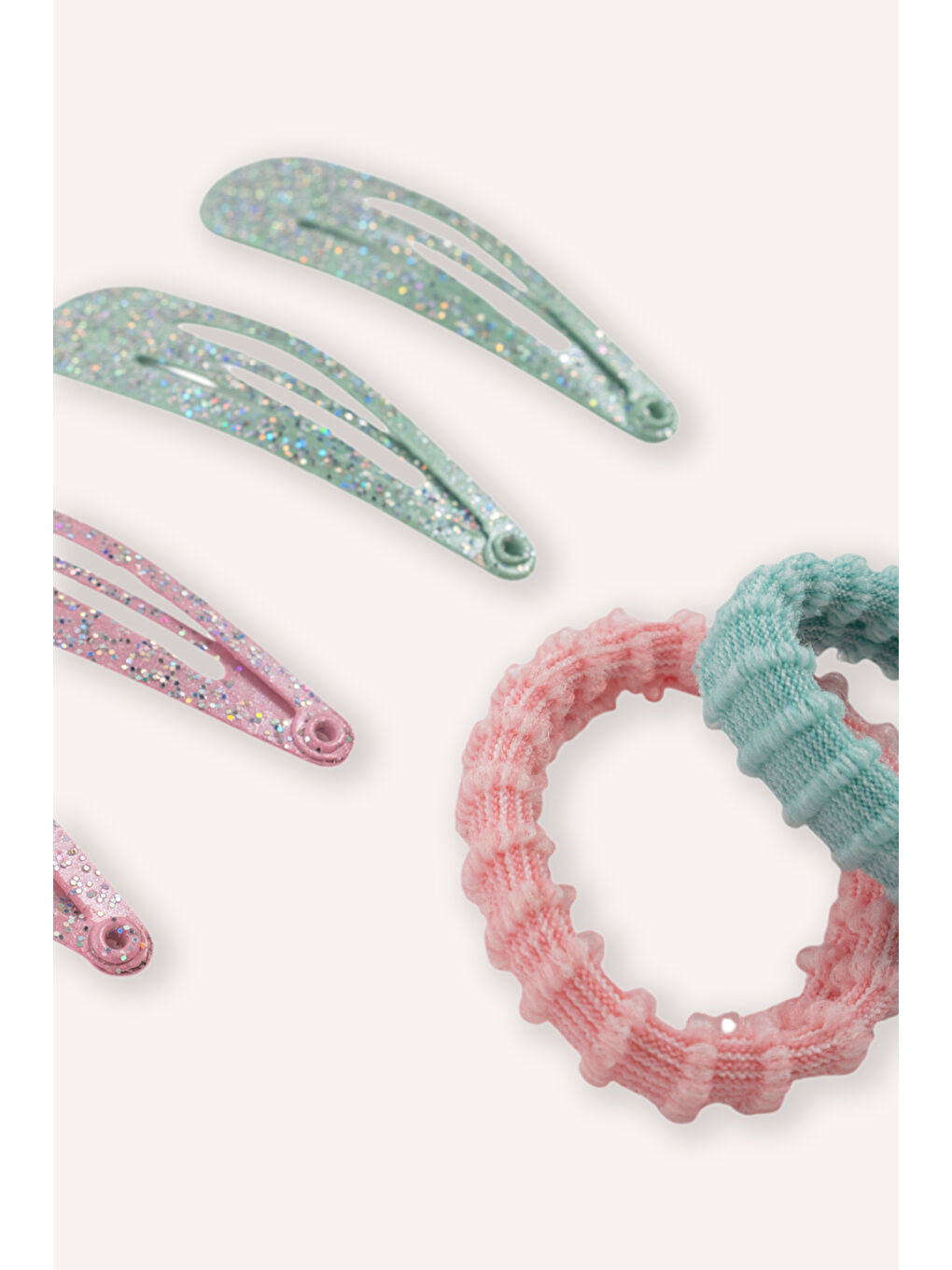 Karışık Kız Bebek Çıtçıt Lastik Toka Seti-1