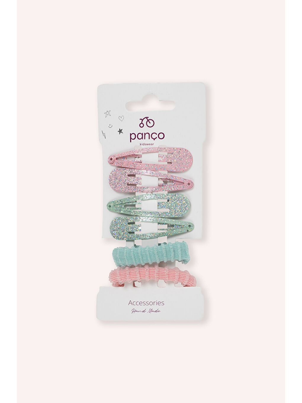 Karışık Kız Bebek Çıtçıt Lastik Toka Seti-2