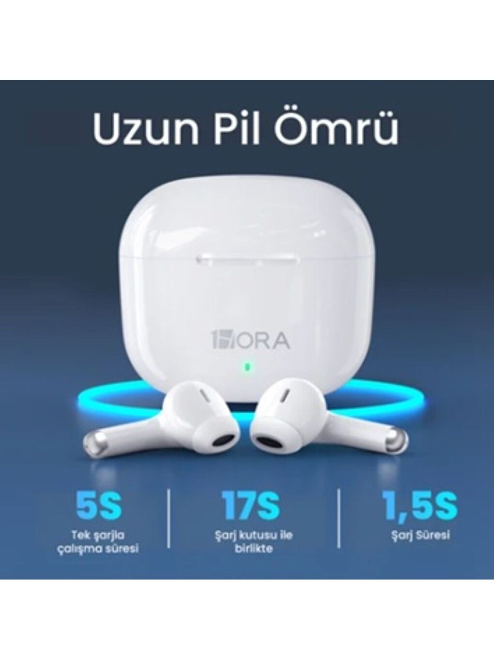 AUT203 Tws Bluetooth Kulaklık F25 - 1HORA Kablosuz - Taşınabilir Şarj Kutulu - Ios ve Android Uyumlu-3