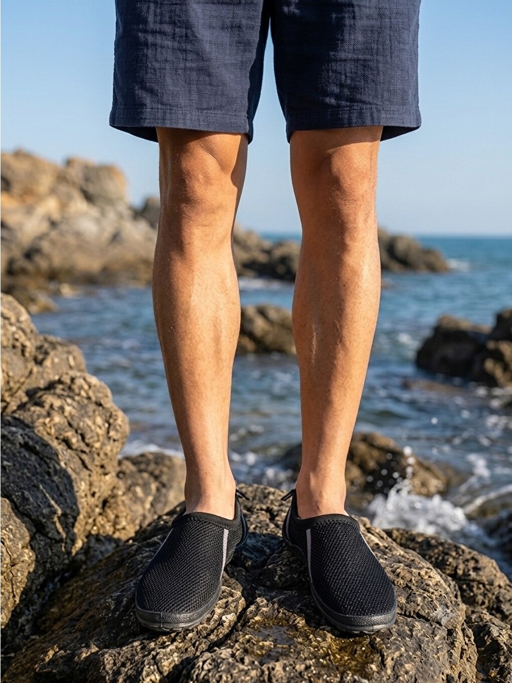 Siyah Beach-70 Unisex Aqua Deniz Ayakkabısı Suya Dayanıklı Kaydırmaz Taban Sörf Havuz Plaj Ayakkabısı-1