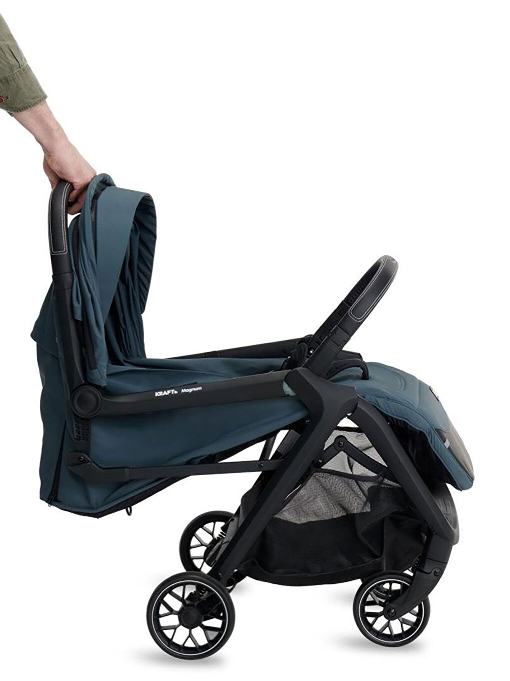 Magnum Kabin Tek Yönlü Bebek Arabası Mavi-6