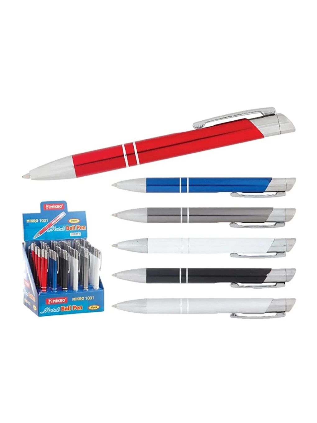 Basmalı Tükenmez Kalem Mavi 1001ST