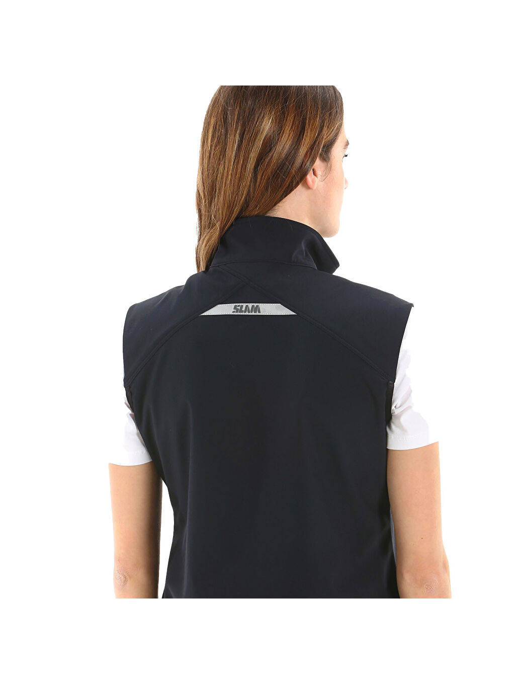 Lacivert Act Ws Softshell Vest Kadın Mavi Yelek-4