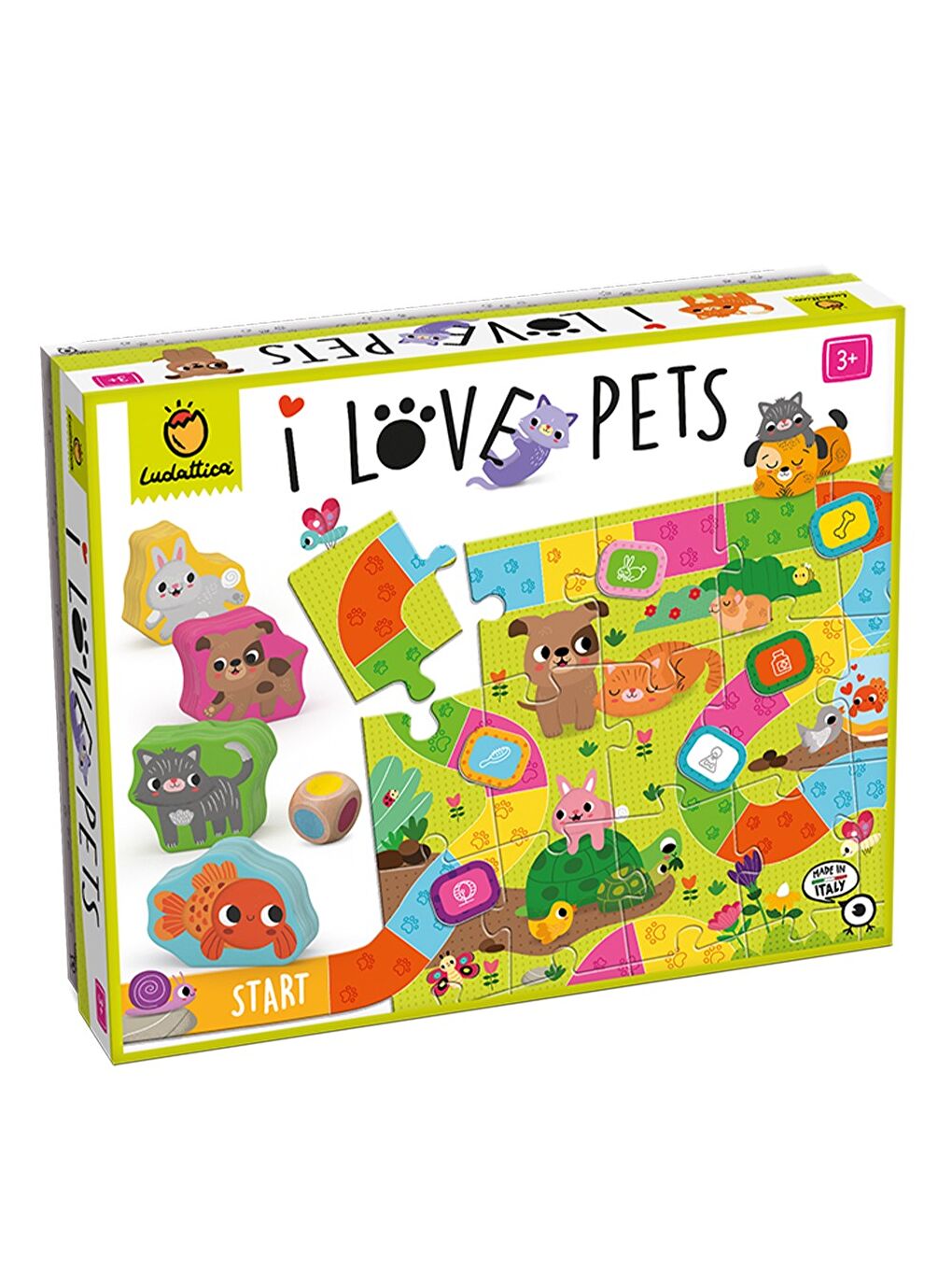 Ludattica Renksiz Family Games - I Love Pets