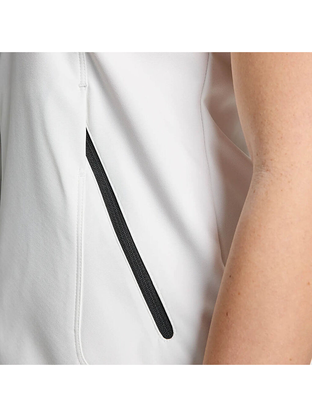 Beyaz Act Ws Softshell Vest Kadın Siyah Yelek-5