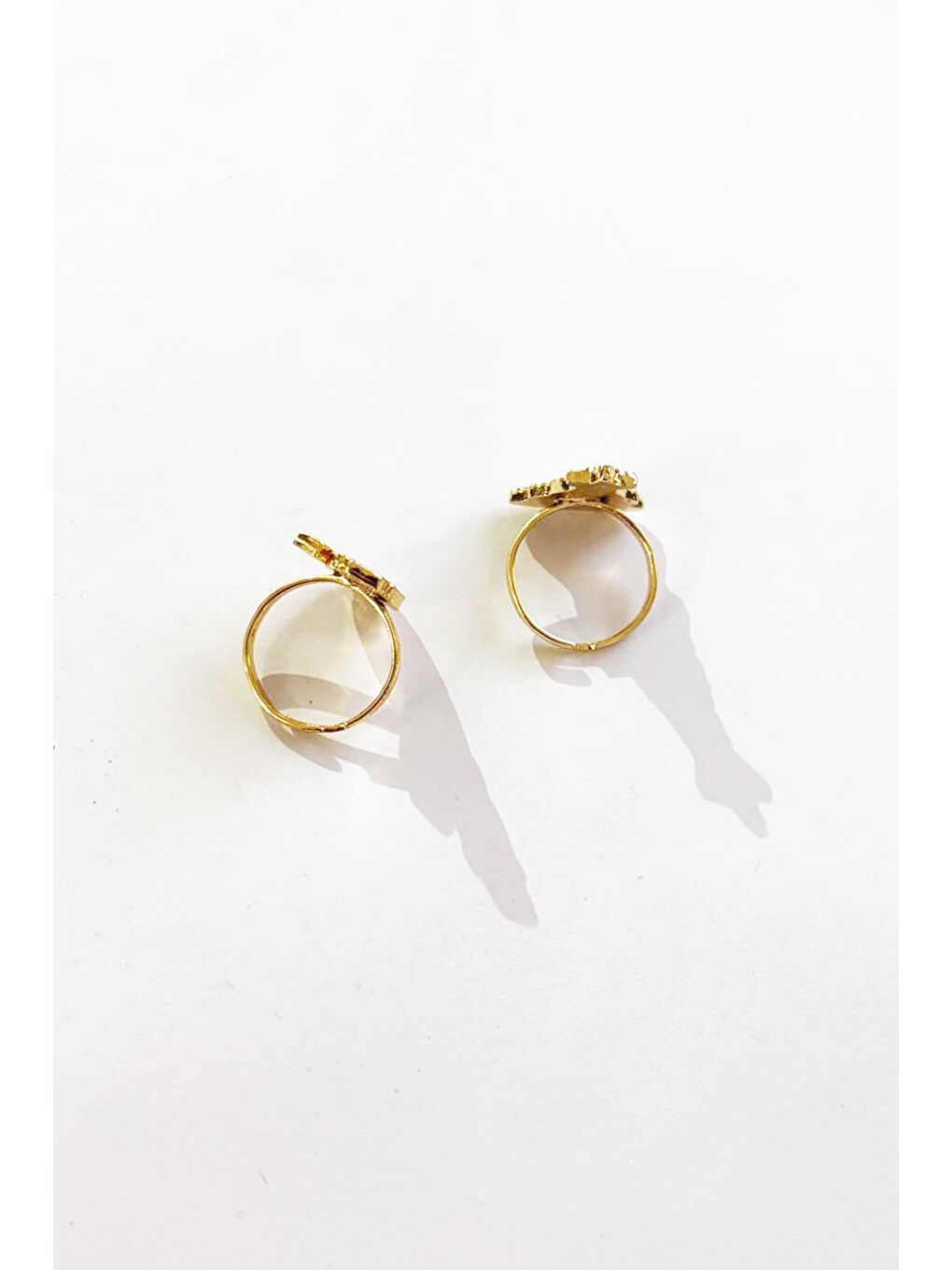 Sarı Yılbaşı Noel Baba ve Çam Ağacı Yüzük Seti-4