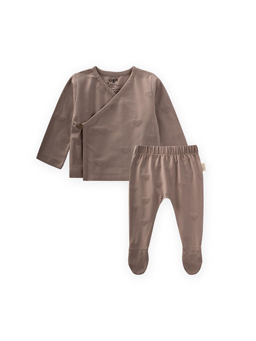 Bej Kruvaze Takım 0-6 Ay Vizon