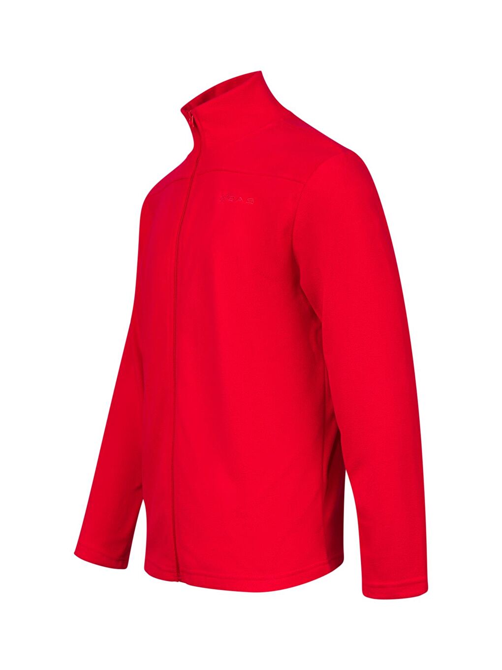 Larry Erkek Tam Fermuarlı Polar Sweatshirt Kırmızı-1