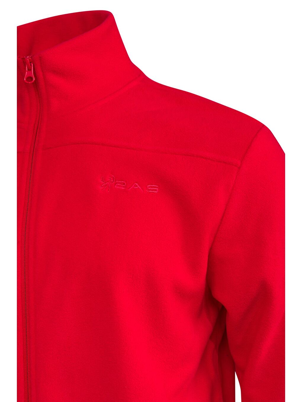 Larry Erkek Tam Fermuarlı Polar Sweatshirt Kırmızı-2