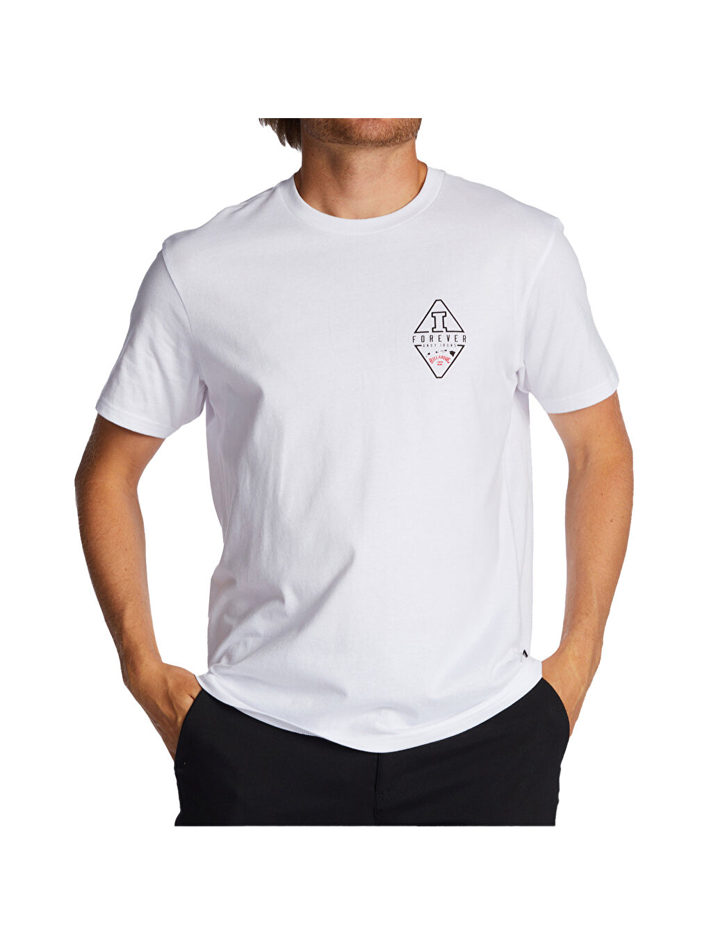 Aiconic Ss Erkek Beyaz Tişört-2