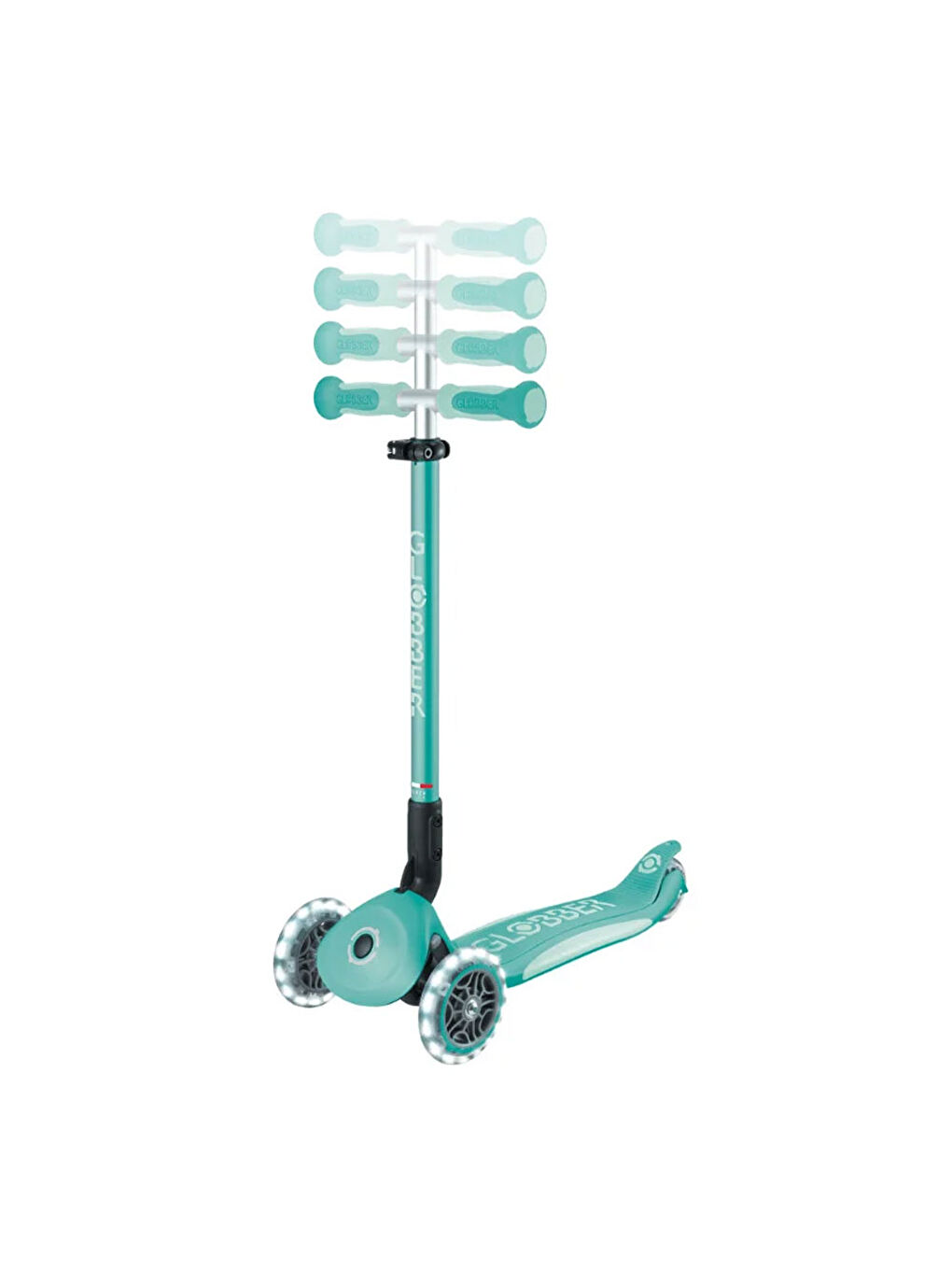 Go Up Deluxe Işıklı Scooter Mint Yeşili 646-706-1