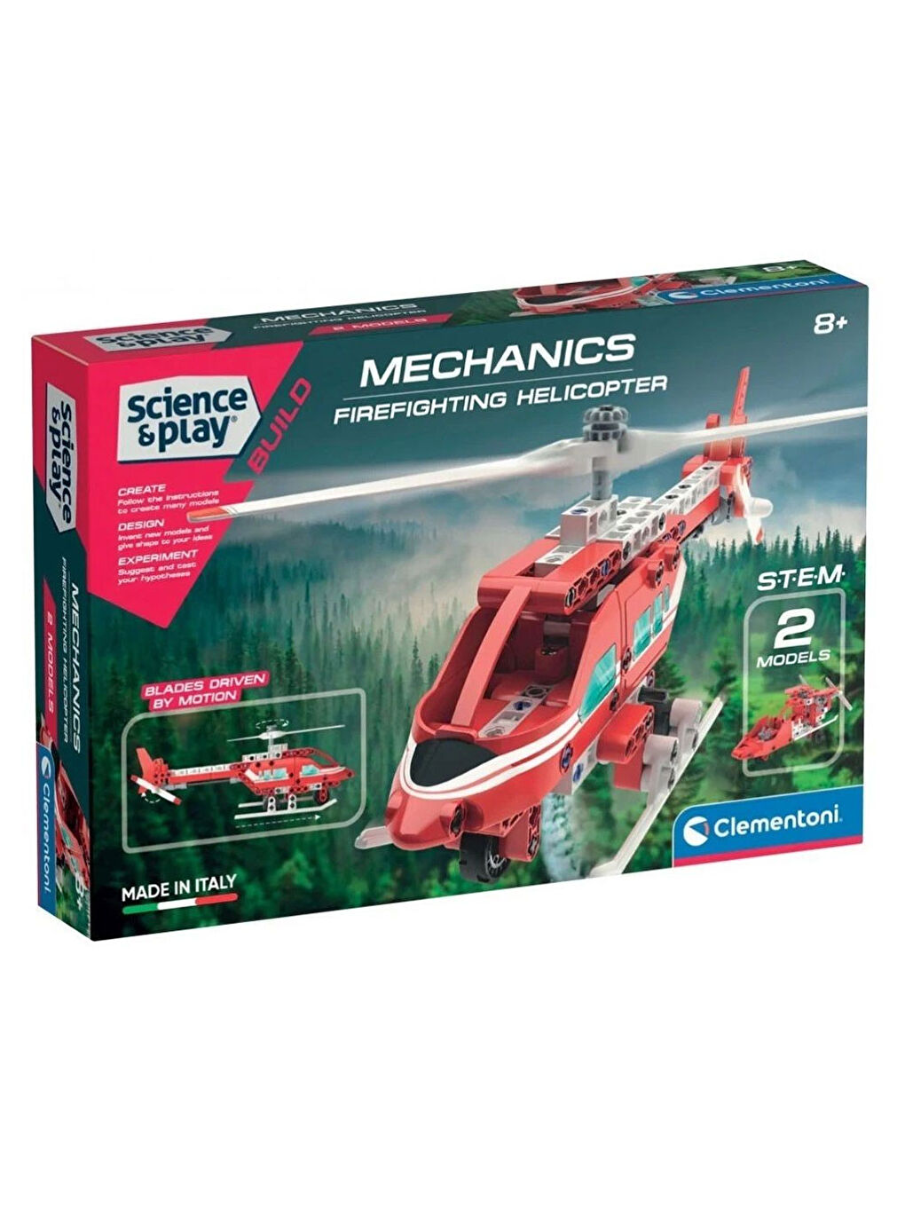 Clementoni Mekanik Laboratuvarı Firefighting Helicopter 75075TR