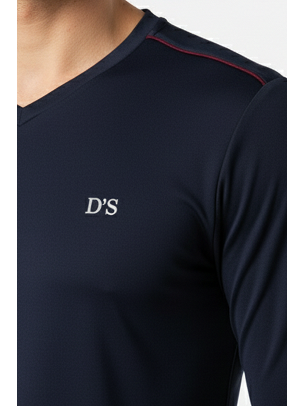 Lacivert Ds Damat Maschio Pamuk V Yaka Pijama Takımı LACİVERT-4