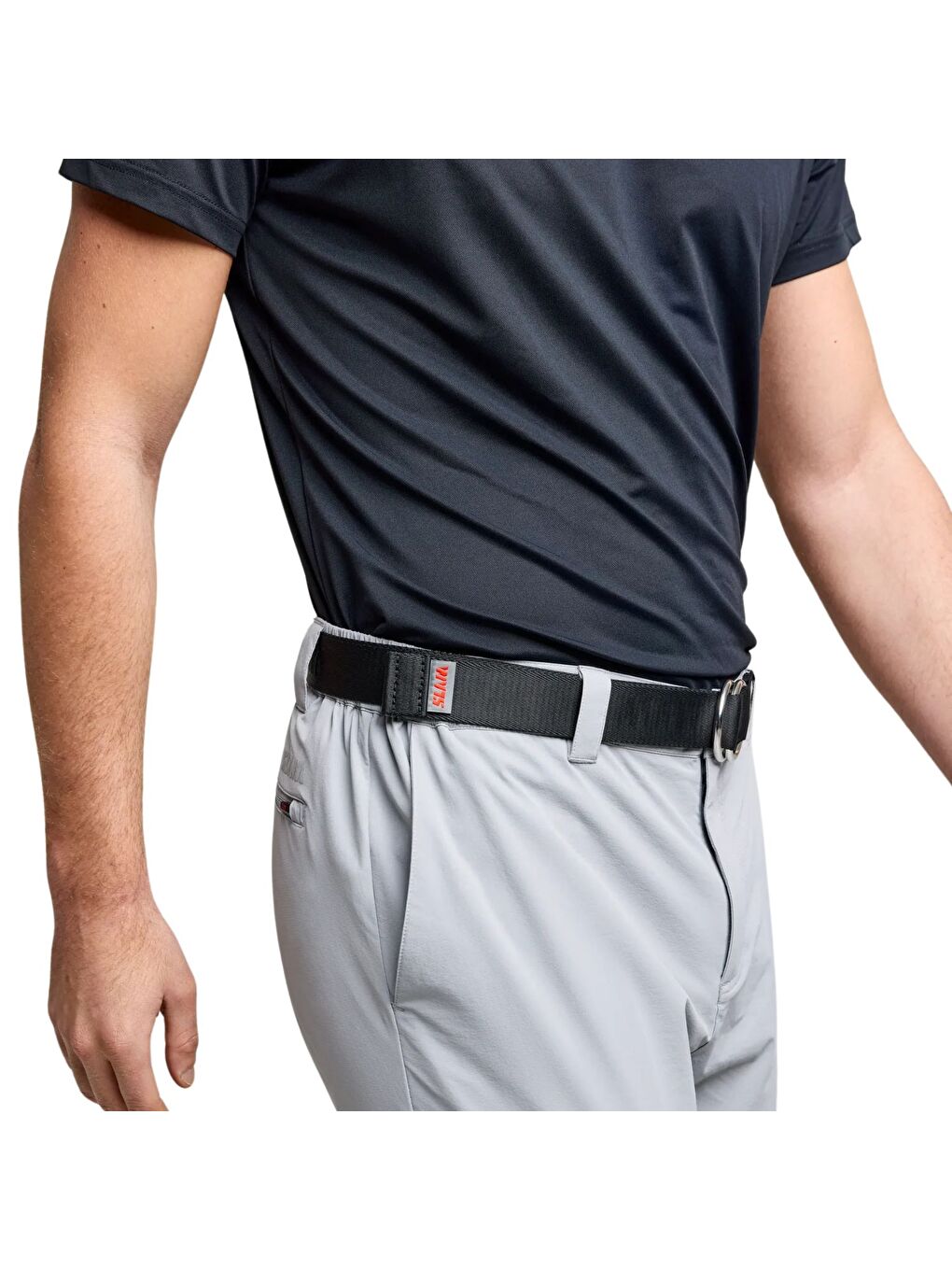 Logo Belt Unisex Siyah Kemer-1