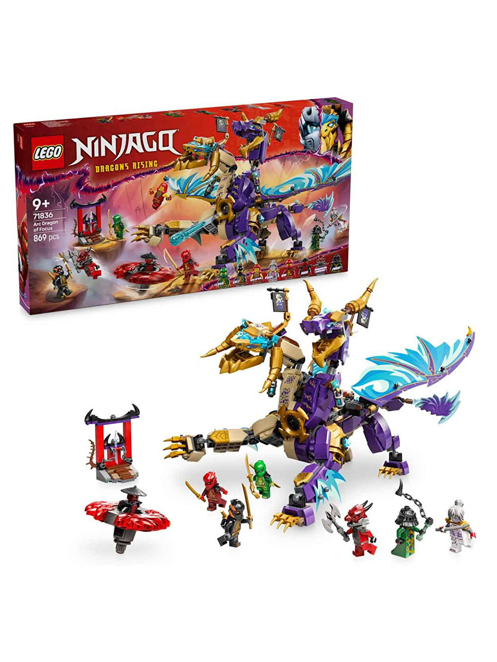 NINJAGO Odak Ark Ejderhası 71836