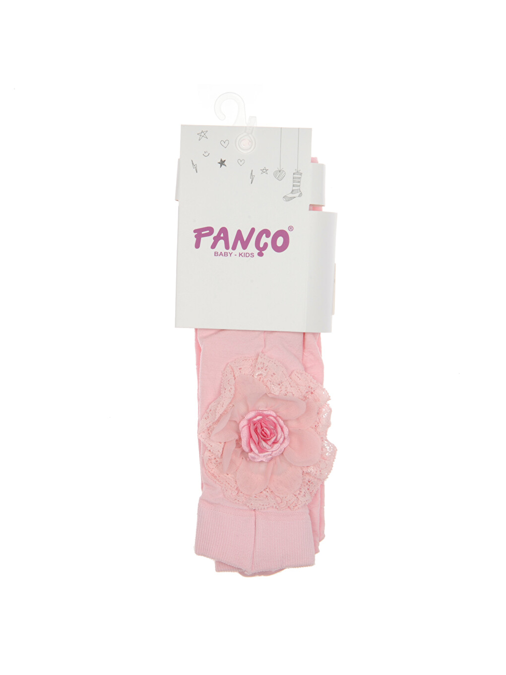 Kız Bebek Pembe Külotlu Çorap