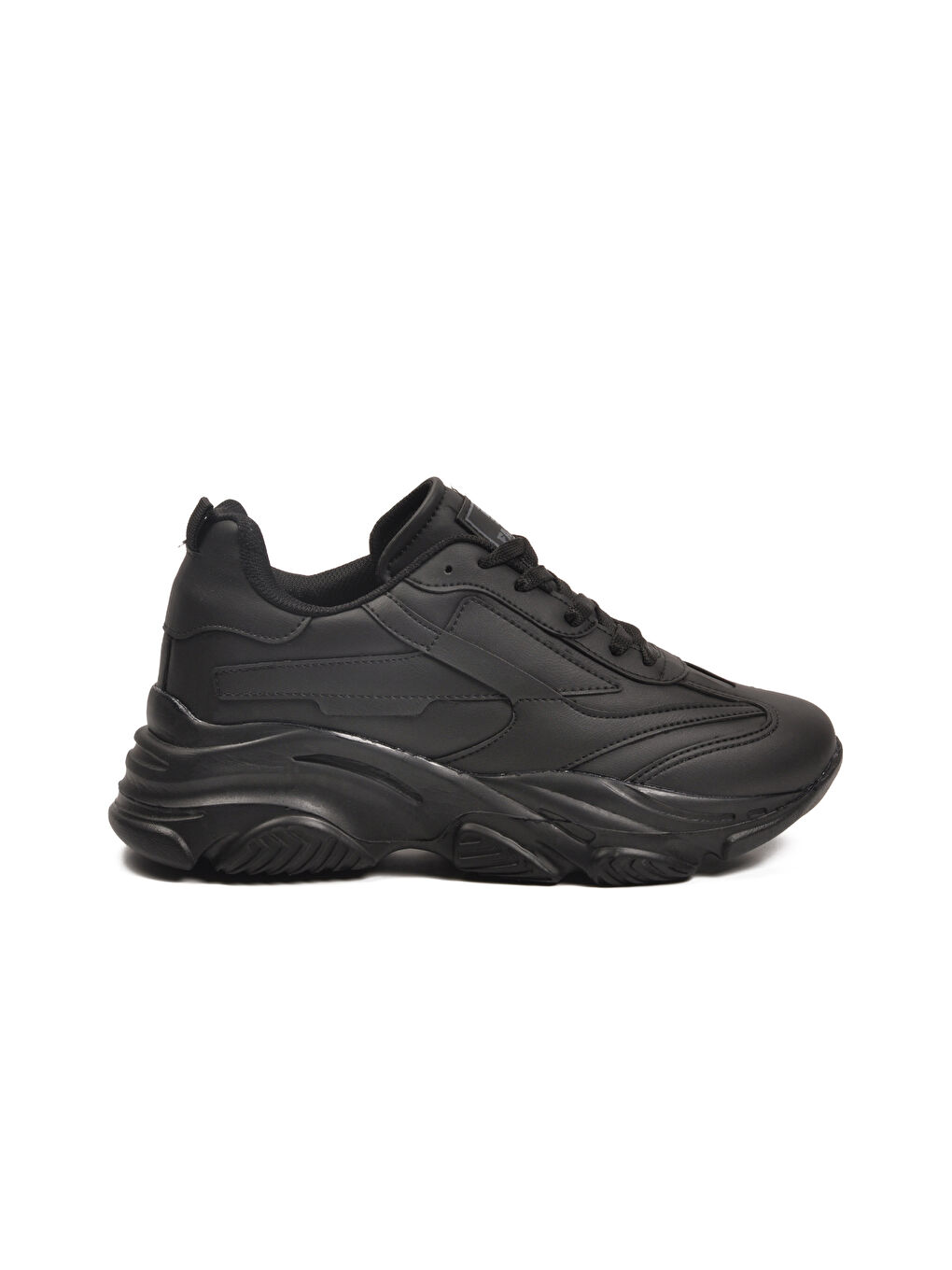 Siyah Bağcıklı Kadın Sneaker DRK171 G-1