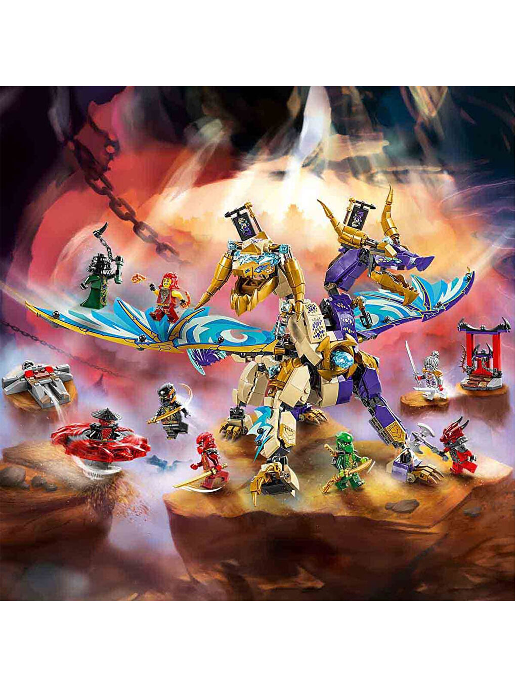 NINJAGO Odak Ark Ejderhası 71836-4