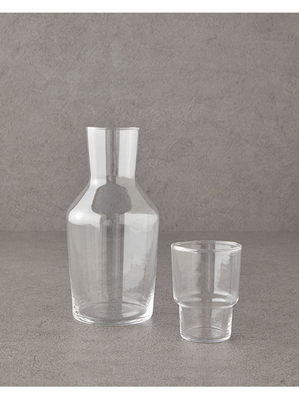 Renksiz Nighttime Cam Başucu Sürahi 1150 ml Şeffaf-1