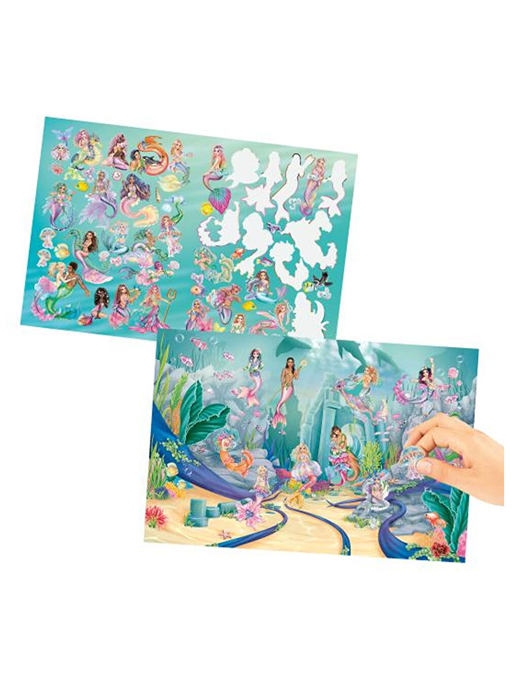 TOPModel Metalik Denizkızı Çıkartma Kitabı 13395-2