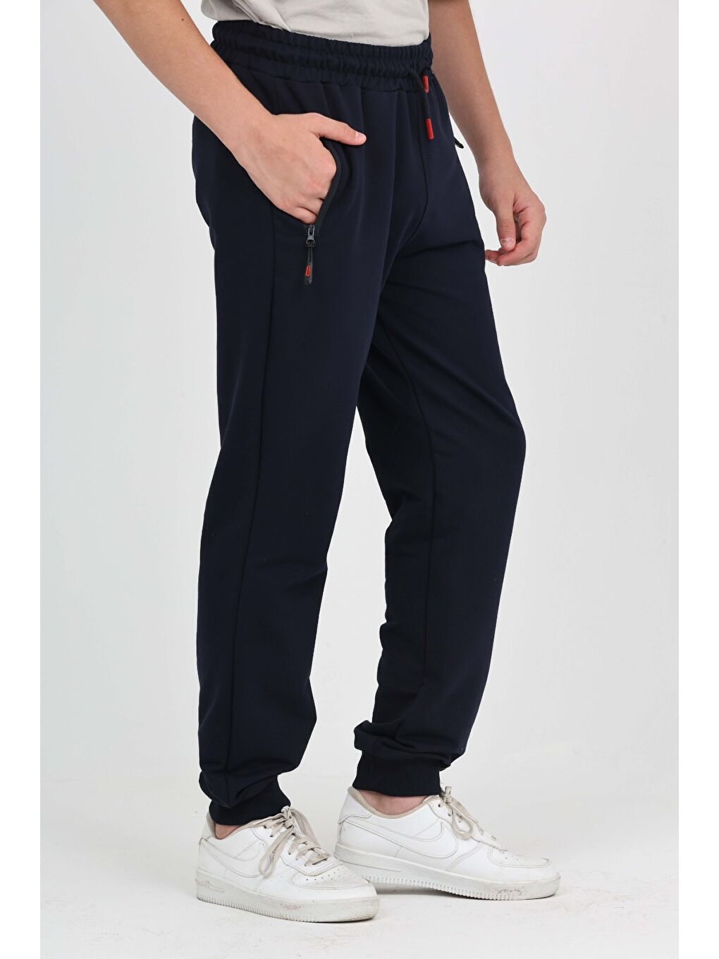 Lacivert Erkek Çocuk TN Nakışlı Eşofman Alt-1