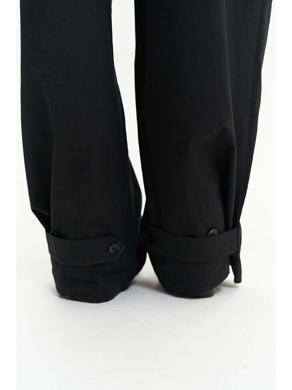 Olney Kemer Detay Uzun Siyah Tulum-7