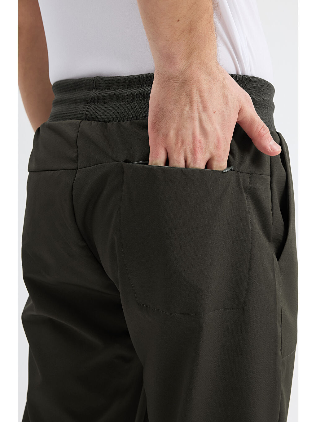 MANUS Erkek Cepli Haki Eşofman Altı-4