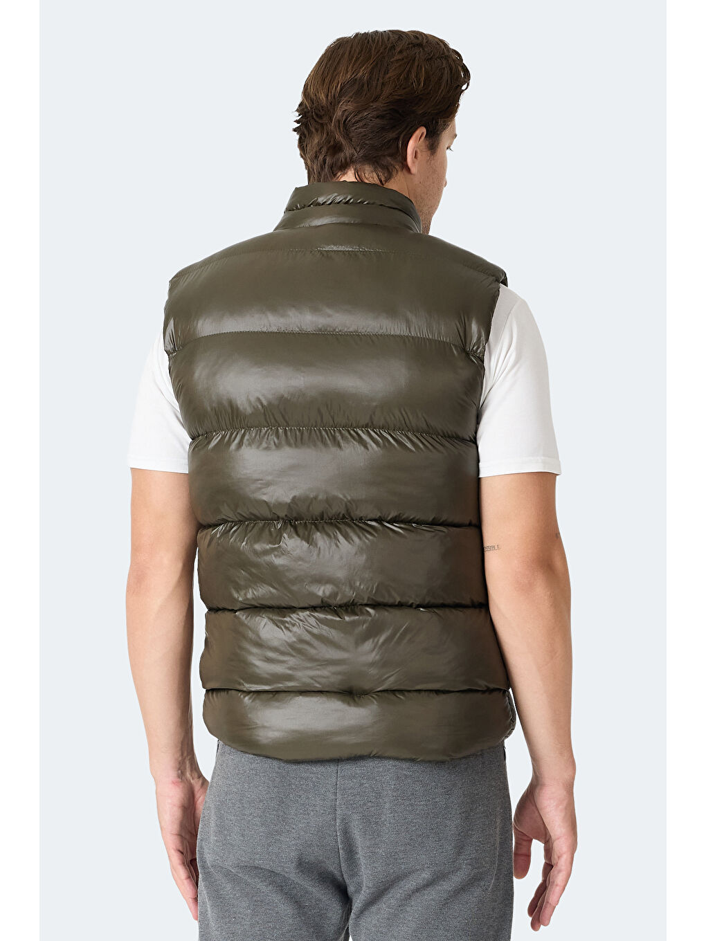 HAVARON Erkek Haki Yelek-4