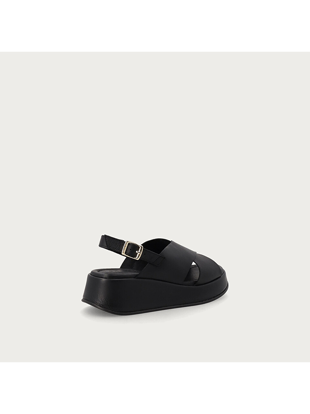 Siyah Kadın Sandalet 04M4 LEATHER Platform Sandals-2