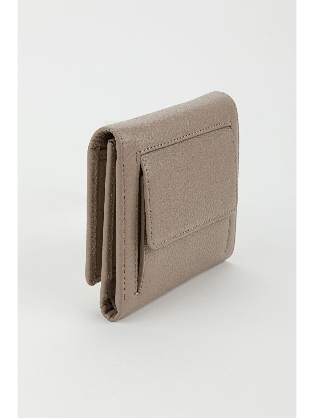 Bej Kutulu Hakiki Deri Buz Mavi Kadın El Portföyü Kartlık Cüzdan-1