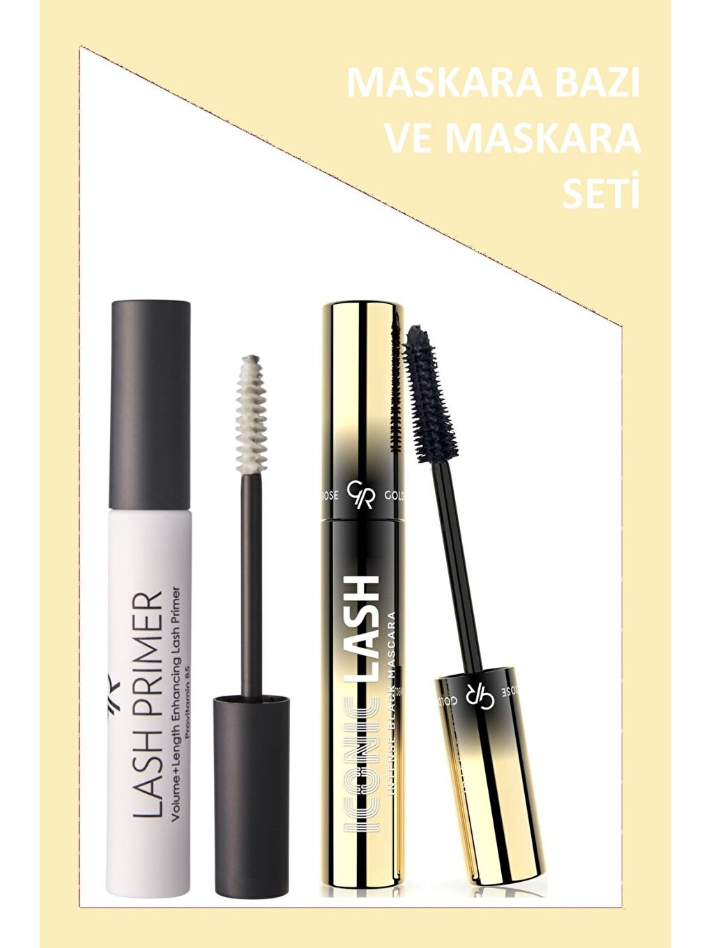 Iconic Lash Intense Maskara & Lash Primer Maskara Bazı Seti
