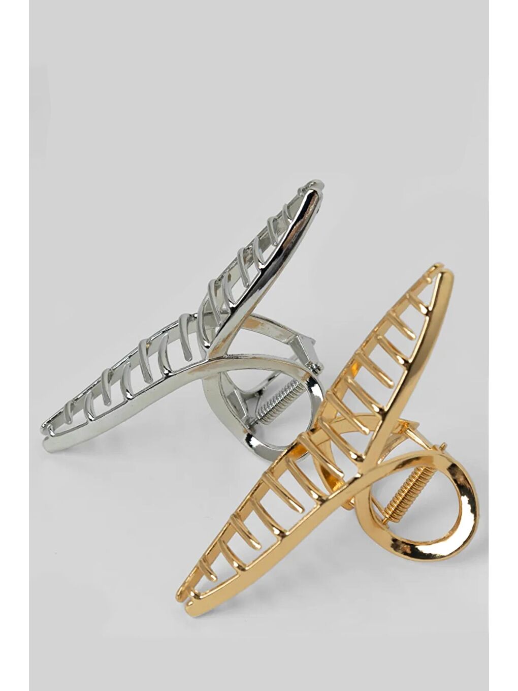 Sarı Metalik S Mandal Toka 2'li Paket-1