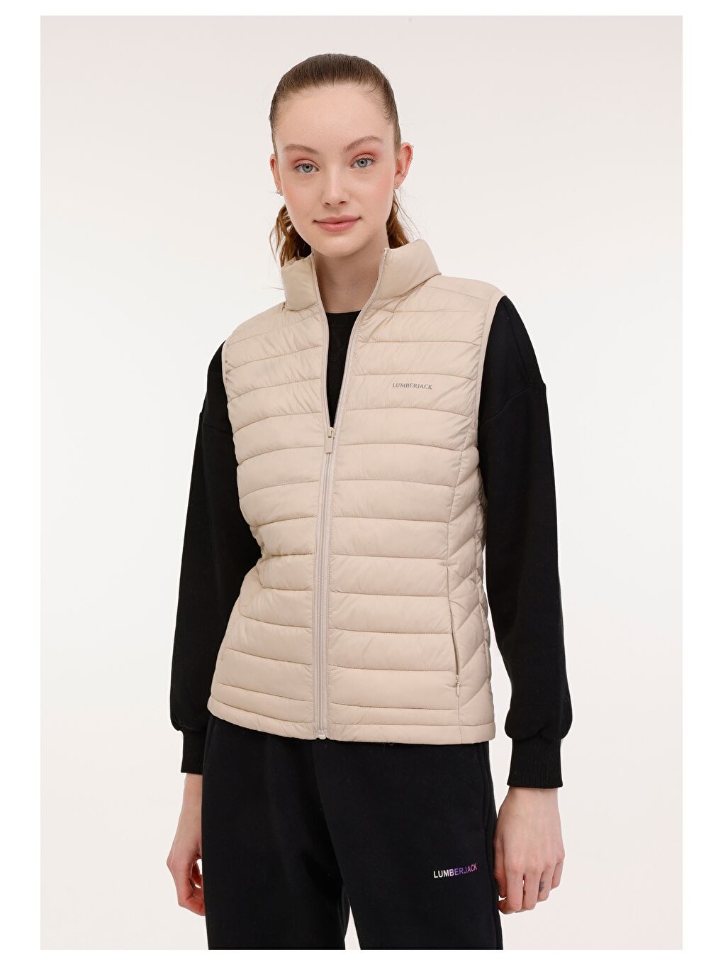 Bej WB VEST 4SN34 4PR Ekru Kadın Yelek
