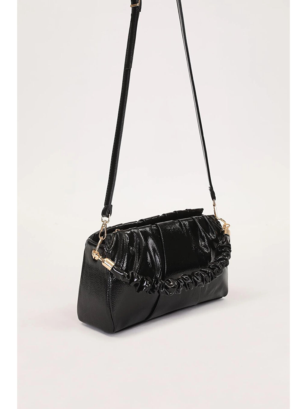 Siyah Rugan Kadın Omuz Çantası 930074-1