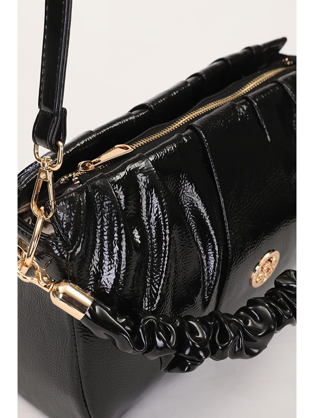 Siyah Rugan Kadın Omuz Çantası 930074-2