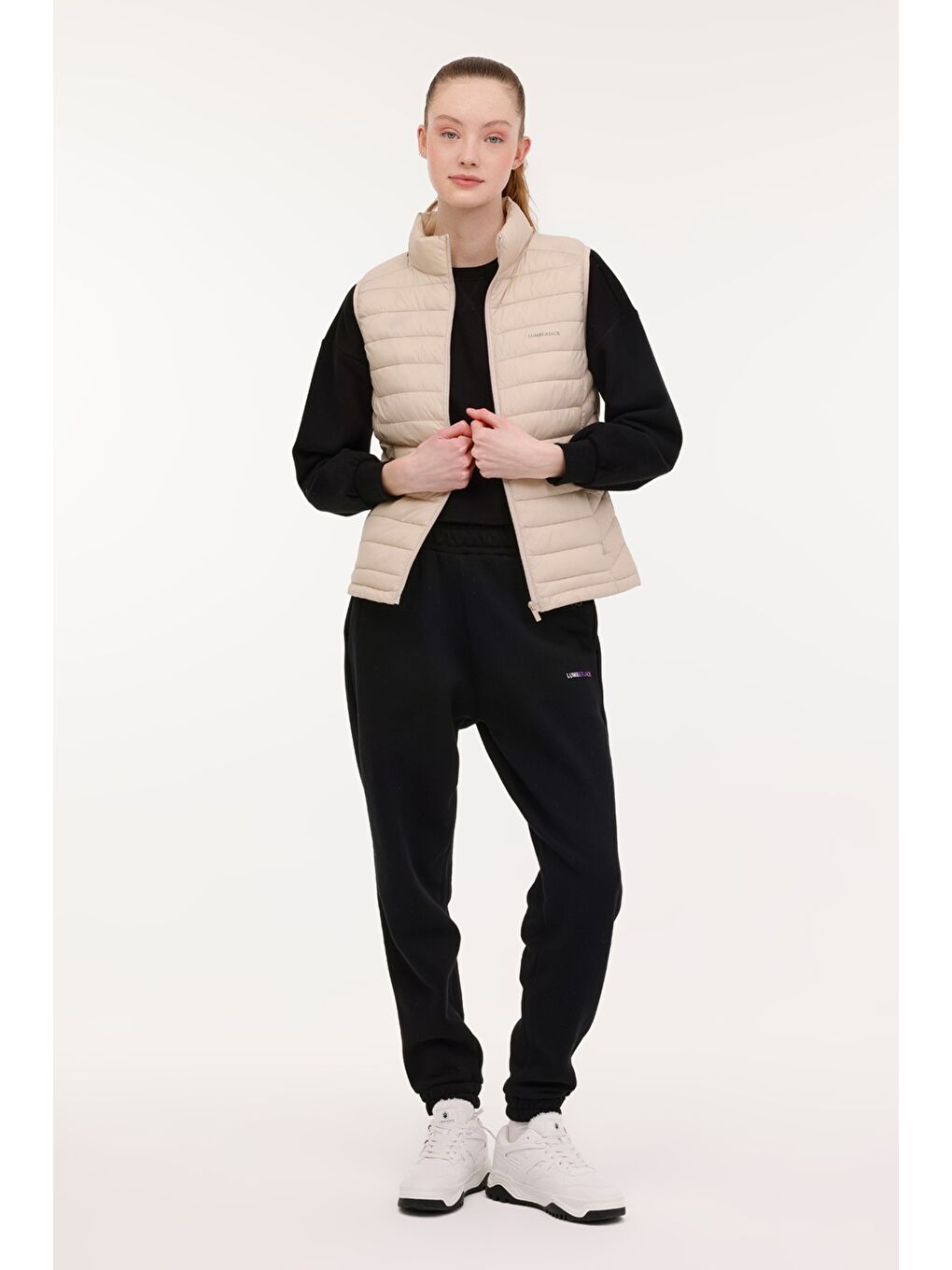 Bej WB VEST 4SN34 4PR Ekru Kadın Yelek-1