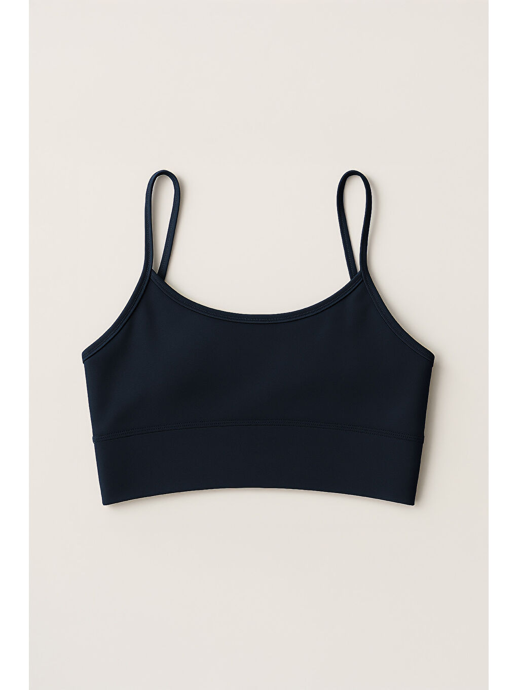 Lacivert İnce Askılı Toparlayıcı Spor Büstiyer-3