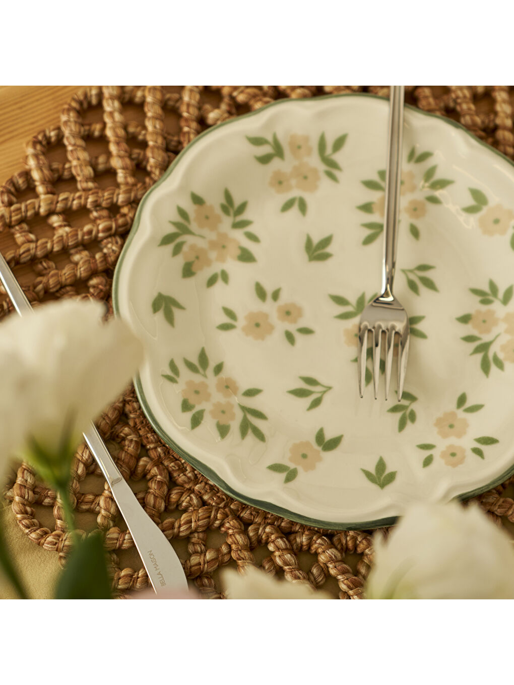 Karışık Veronica Porselen 8 Parça 4 Kişilik Kahvaltı Takımı-4