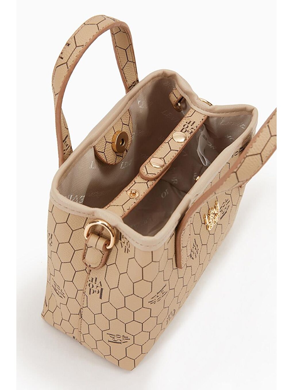 Bej Vizon  Kadın Omuz Çantası 930163-3