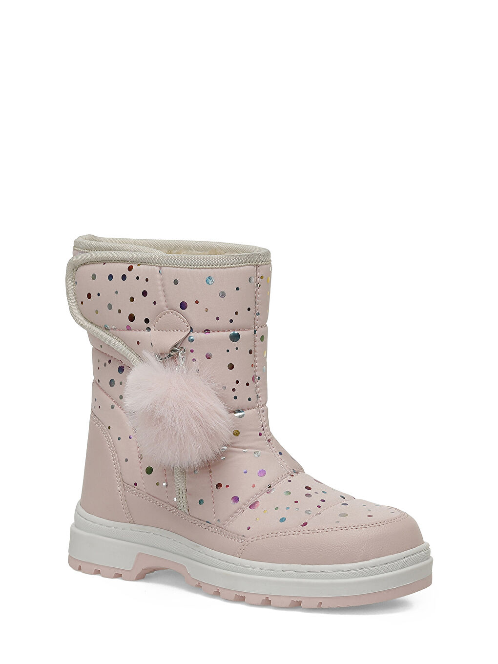 Pembe MOSTEN F 5PR Pudra Kız Çocuk Çizme-1