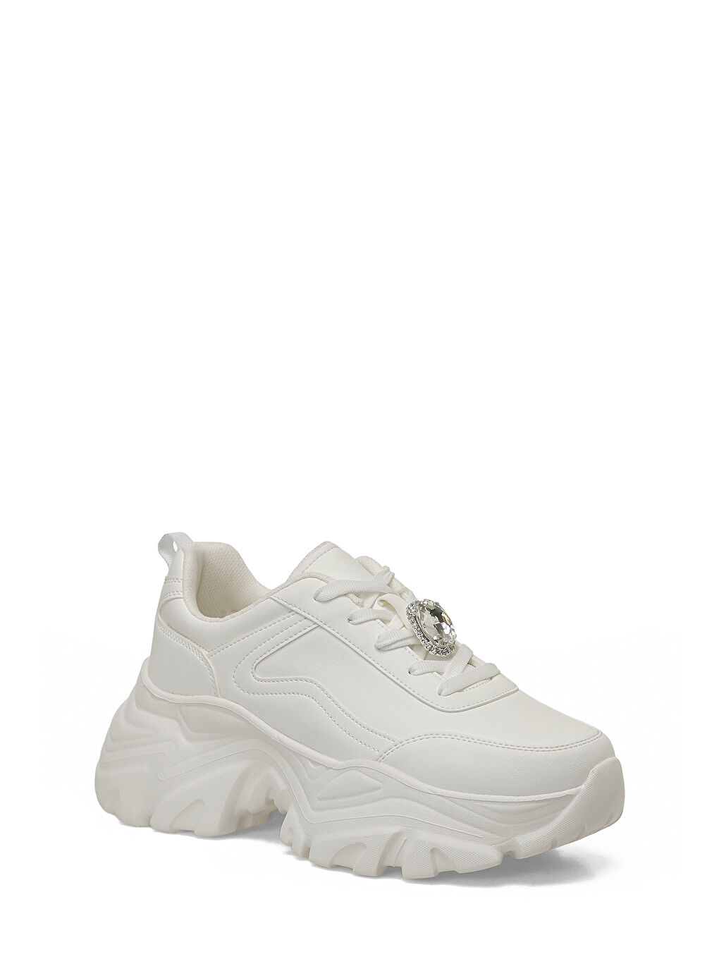 Beyaz ESTER W 6FX KIRIK BEYAZ Kadın Spor Ayakkabı-1